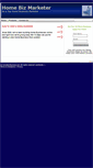 Mobile Screenshot of homebizmarketer.com
